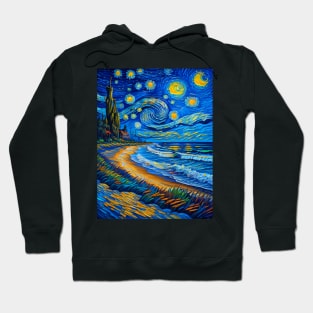 Myrtle Beach at starry night Hoodie